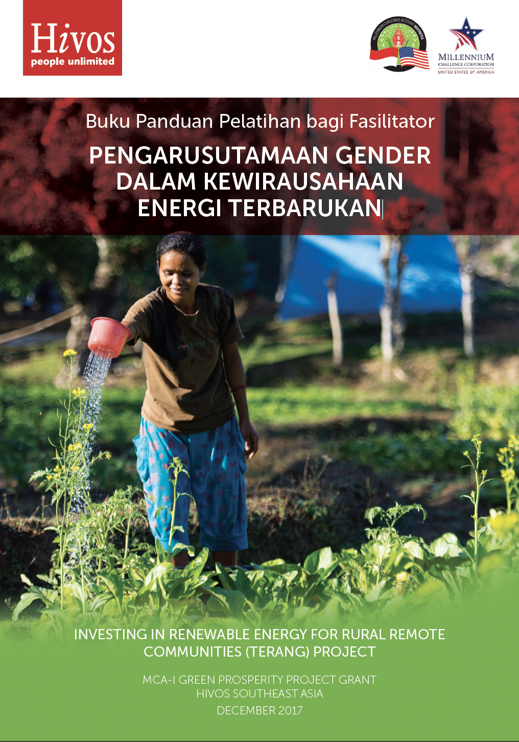 Buku Panduan Bagi Fasilitator: Pengarusutamaan Gender Dalam Kewirausahaan Energi Terbarukan