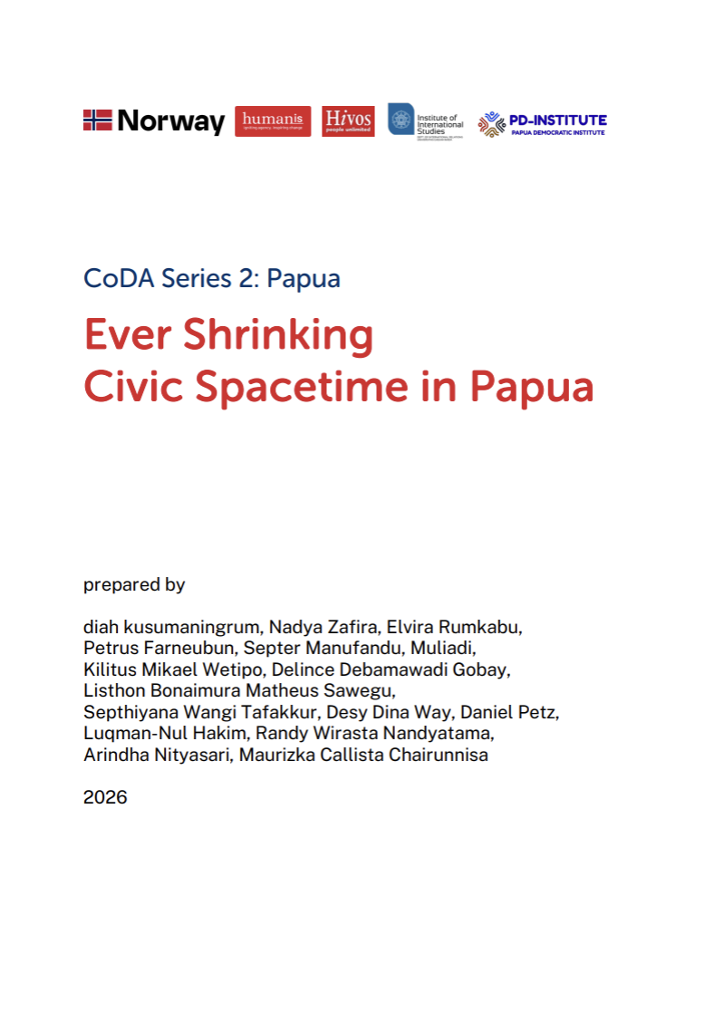 Ever Shrinking  Civic Spacetime in Papua